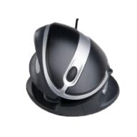 Ergonomic mouse | OysterMouse | Black | Silver | Wired | Right- and left-handed thumbnail