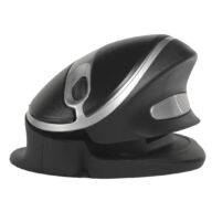 Ergonomic mouse | OysterMouse | Black | Silver | Wireless | Right- and left-handed thumbnail