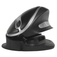 Ergonomic mouse | OysterMouse | Black | Silver | Wireless | Right- and left-handed thumbnail