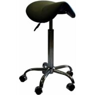 Krzesło siodłowe Basic czarne thumbnail