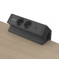 Filex Power Desk Up 2.0 - 2x 230V met USB A+C - Zwart thumbnail