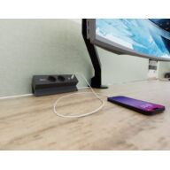 Filex Power Desk Up 2.0 - 2x 230V met USB A+C - Zwart thumbnail