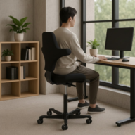 HÅG Capisco 8106 Chaise de Bureau Ergonomique – Cadre Noir thumbnail