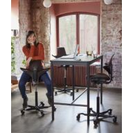 HÅG Capisco Puls 8010 Ergonomischer Bürostuhl – Schwarz thumbnail