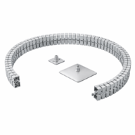 Kabelslang Kuba Slim Line Magnetisch Zilver thumbnail