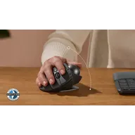 Logitech MX Ergo S Trackball Muis - Rechts - Draadloos thumbnail