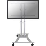 Monitorständer mobiles Flachbildschirm-Möbel M1200 silber thumbnail