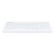 Purekeys medizinische Tastatur Compact Fixed Angle DE weiß thumbnail