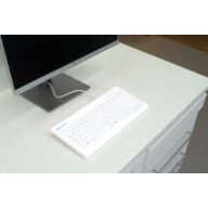 Purekeys Clavier médical avec pavé tactile blanc US thumbnail