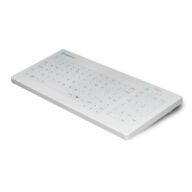 Purekeys Medical Keyboard Compact fester Schreibwinkel Kabellos Weiß US thumbnail