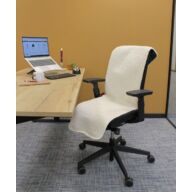 QH - Kabellose Heizdecke - gebrochenes Weiß/Grau - 45x135cm thumbnail