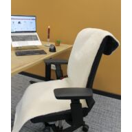 QH - Kabellose Heizdecke - gebrochenes Weiß/Grau - 45x135cm thumbnail