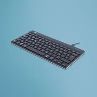 R-Go Break Mini-Tastatur QWERTY (US) - Schwarz - Verkabelt thumbnail
