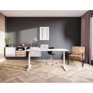 STEELFORCE 1050 Elektrisch Bureau Onderstel Wit thumbnail