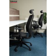 SUN-FLEX®HB ergonomische bureaustoel zwart thumbnail