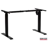 SUN-FLEX EASYDESK ADAPT l biurko regulowane czarne 120x80cm thumbnail