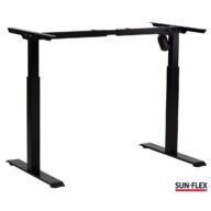 SUN-FLEX EASYDESK ADAPT l biurko regulowane czarne 120x80cm thumbnail