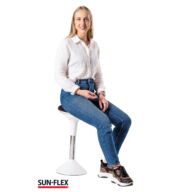 SUN-FLEX ergonomischer Balance-Hocker weiß thumbnail