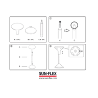 SUN-FLEX ergonomische balanskruk zwart thumbnail