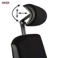 Silla de oficina ergonómica SUN-FLEX®HB negro thumbnail