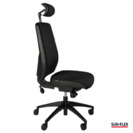 Silla de oficina ergonómica SUN-FLEX®HB negro thumbnail