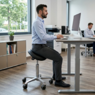 Score Jumper Tabouret de Selle Ergonomique – Stamskin Noir thumbnail