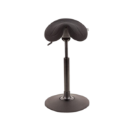 Score Polo Amazone Ergonomische Zadelkruk – Trevira Zwart thumbnail