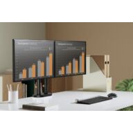 SmartView Doppel-Monitorarm Schwarz thumbnail