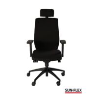 SUN-FLEX®HB ergonomische bureaustoel zwart thumbnail