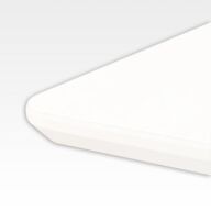 Trapezium Tischplatte 138x92 Weiß 80 x 80 x 60 cm thumbnail