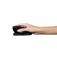 Contour Unimouse horizontale muis rechtshandig draadloos zwart thumbnail