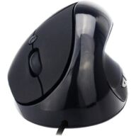 6D Mini verticale muis rechtshandig bedraad zwart thumbnail