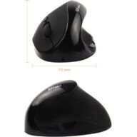 6D Mini verticale muis rechtshandig bedraad zwart thumbnail