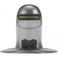 Vertical mouse | Posturite | Penguin mouse | Large | Black | Silver | Wired | Right- and left-handed thumbnail