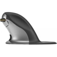 Vertical mouse | Posturite | Penguin mouse | Medium | Black | Silver | Wired | Right- and left-handed thumbnail