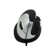 Vertical mouse | R-Go | HE Break | Large | Black | Silver | Wired | Right-handed thumbnail