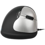 Vertical mouse | R-Go | HE Break | Black | Silver | Wired | Right-handed thumbnail