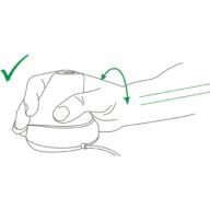 Mysz pionowa | Rockstick Muis 2 | Mała/Średnia | Czarna | Bezprzewodowa | Dla obu rąk (prawej i lewej) thumbnail