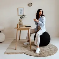 Vluv BOL LEIV Sitzball 60–65 cm – Black thumbnail