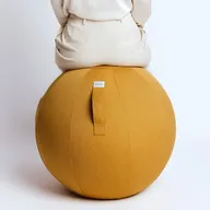 Vluv BOL LEIV Zitbal 60–65 cm – Mustard thumbnail