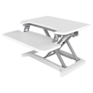 Podnośnik biurkowy z funkcją siedzenia/stania Small Biały thumbnail