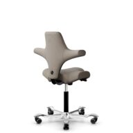 HÅG Capisco 8106 - Select (Gabriel) - Wool / Polyamide - SC60129 - Beige - Black - 265 mm (seat height 53-79cm) - Soft castors for hard floors thumbnail