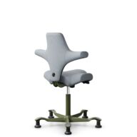 HÅG Capisco 8106 - Select (Gabriel) - Laine / Polyamide - SC60139 - Light grey - Blanc - 200 mm (hauteur d’assise 46–64 cm) - Patins thumbnail