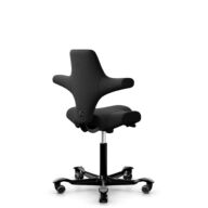 HÅG Capisco 8106 - Select (Gabriel) - Laine / Polyamide - SC60999 - Black - Noir - 200 mm (hauteur d’assise 46–64 cm) - Roues souples pour sols durs thumbnail