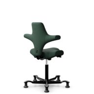 HÅG Capisco 8106 - Select (Gabriel) - Wool / Polyamide - SC68209 - Dark green - Black - 150mm (seat height 40–55cm) - Glides thumbnail