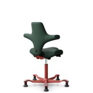 HÅG Capisco 8106 - Select (Gabriel) - Laine / Polyamide - SC68209 - Dark green - Blush Rose - 200 mm (hauteur d’assise 46–64 cm) - Patins thumbnail