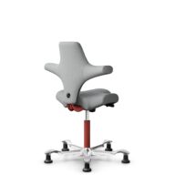 HÅG Capisco 8106 - Capture (Gabriel) - Wool / Polyamide - CPT4102 - Light grey - Blush Rose - 200 mm (seat height 46-64cm) - Glides thumbnail