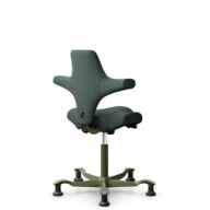 HÅG Capisco 8106 - Capture (Gabriel) - Lana / Poliamida - CPT6601 - Blue - Moss Grey - 200 mm (seat height 46-64cm) - Glides thumbnail