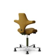 HÅG Capisco 8106 - Capture (Gabriel) - Wol / Polyamide - CPT6401 - Ochre - Moss Grey - 265 mm (Zithoogte 53-79cm) - Glijdoppen thumbnail