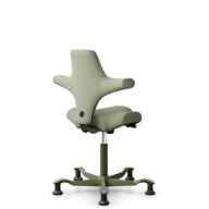 HÅG Capisco 8106 - Capture (Gabriel) - Wełna / Poliamid - CPT5101 - Green-grey - Moss Grey - 200 mm (seat height 46-64cm) - Glides thumbnail